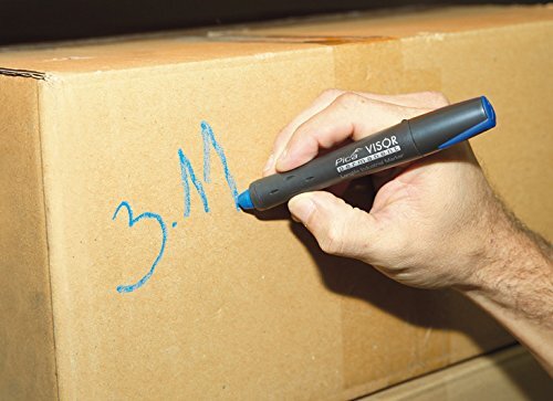 Pica Visor Permanent Marking Crayon, Blue
