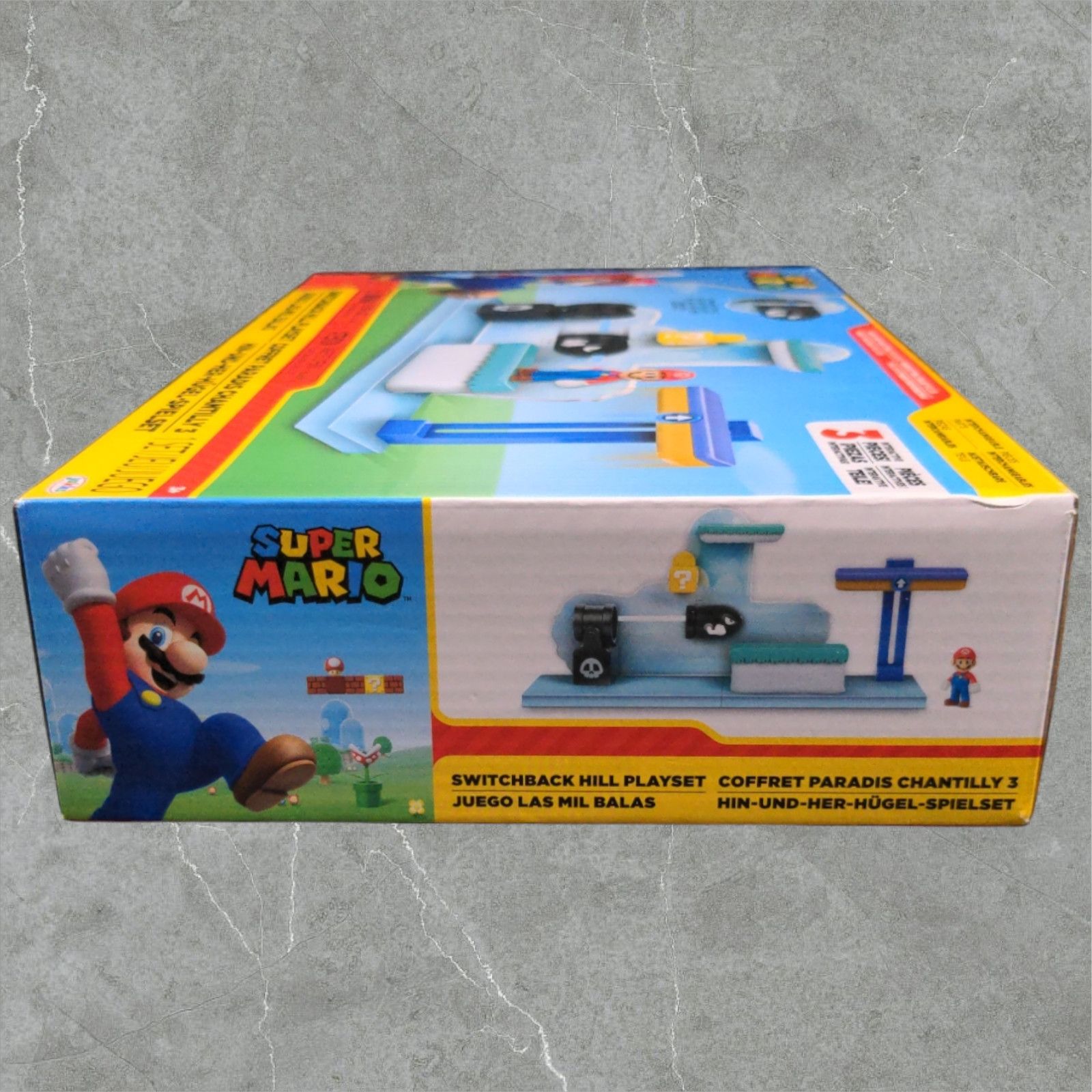 Jakks Pacific Super Mario Switchback Hill Playset 3 Interactive Pieces