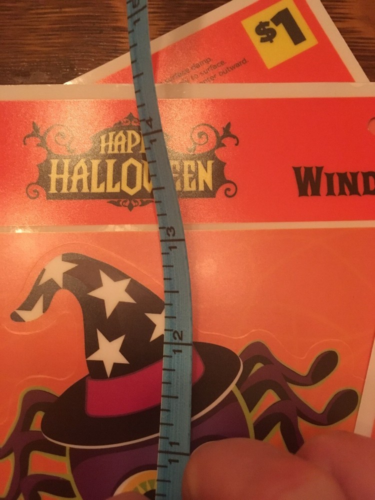Happy Halloween Window Clings 3 Sheets Total