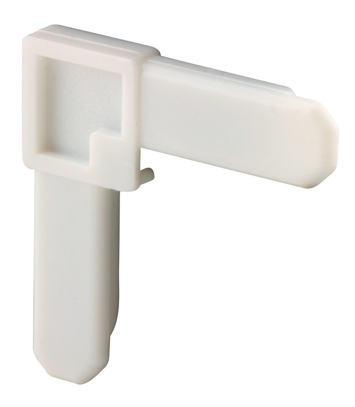 Prime-Line Frame Corner 3/4" X 5/16" Plastic White (2-PACK)