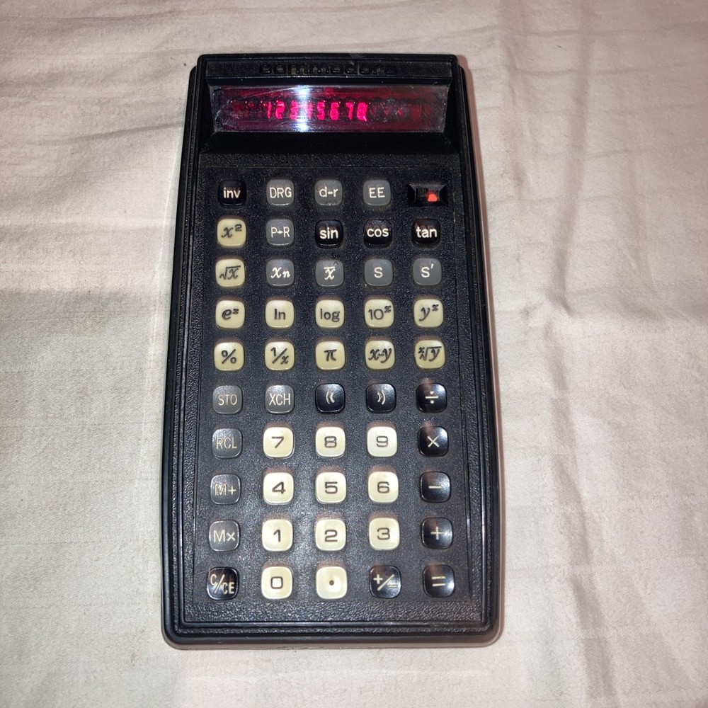 Commodore SR4912 Scientific Calculator 1978 Vintage Working