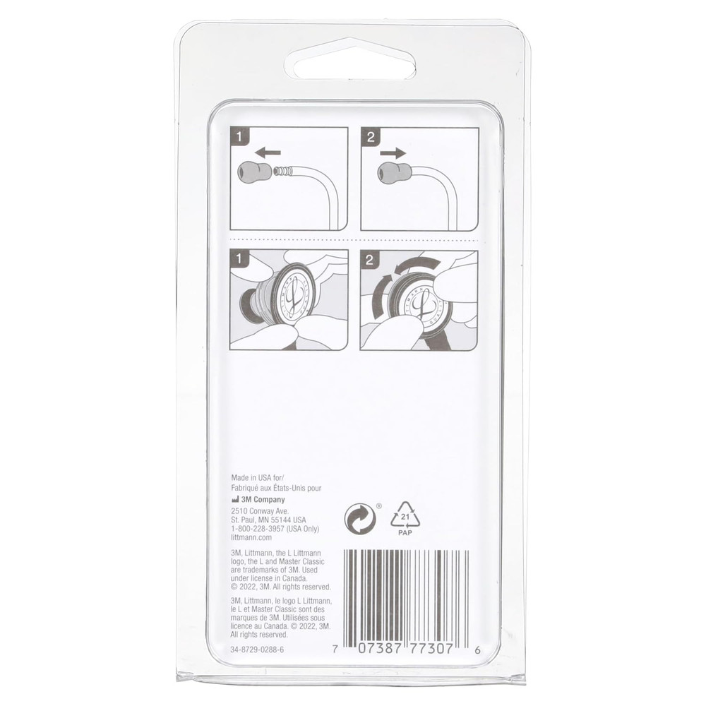 Stethoscope Spare Parts Kit – Black, Compatible with Master Classic II™, Include