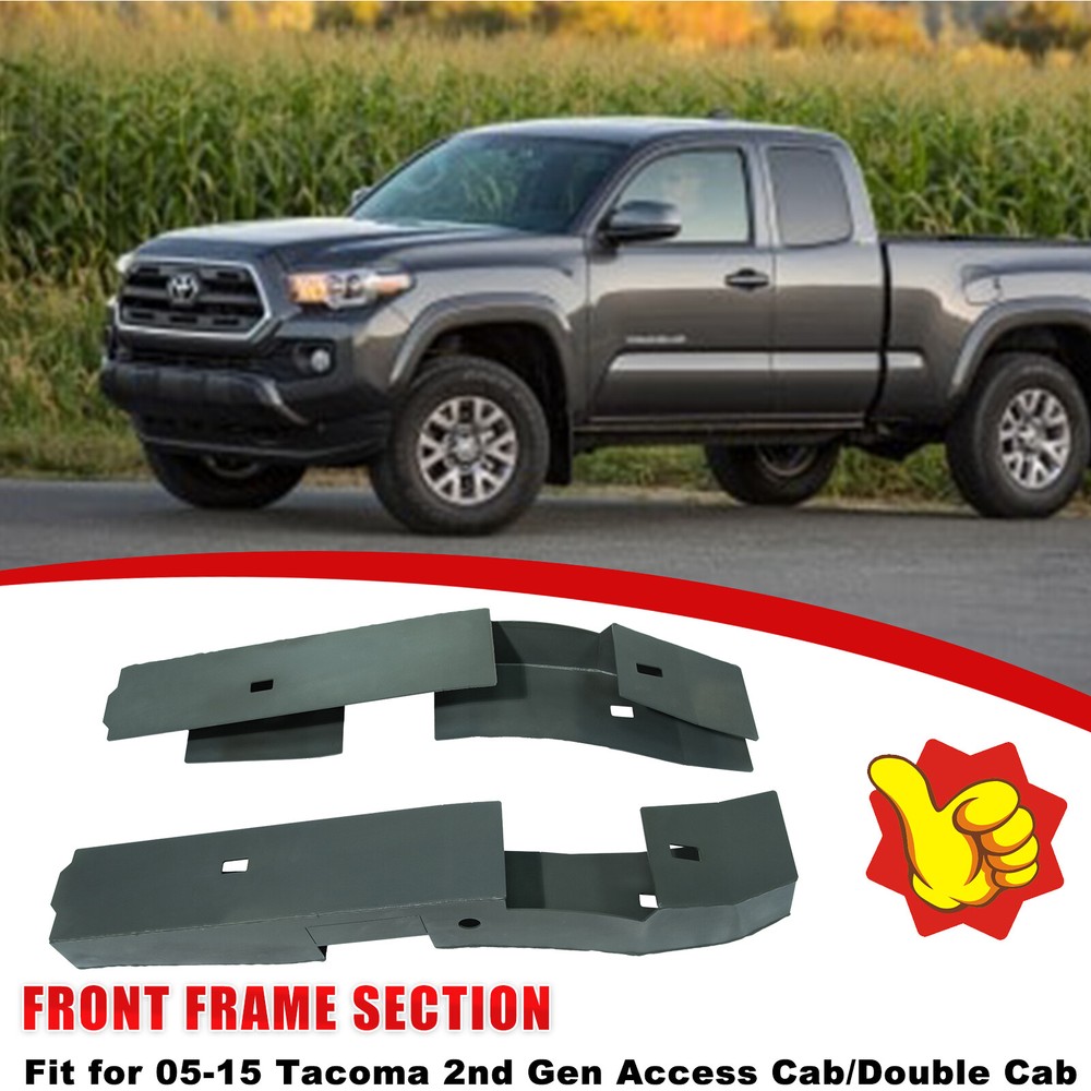 Front Frame Section Fit for Tacoma 2005-2015 2nd Gen Access Cab/Double Cab Steel