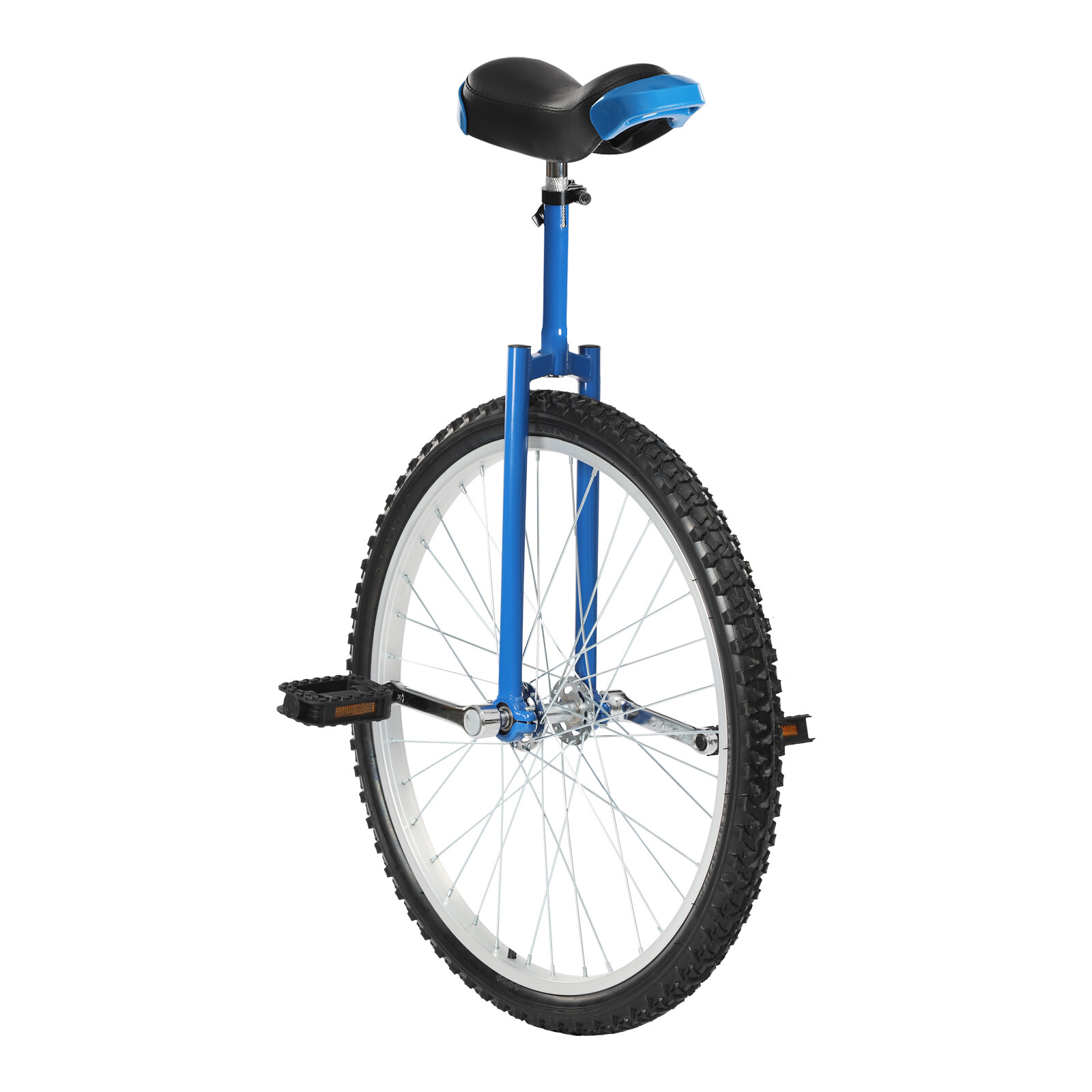 Unicycle with Excellent Steel Frame Leakproof Tire Adjustable Height for Outdoor