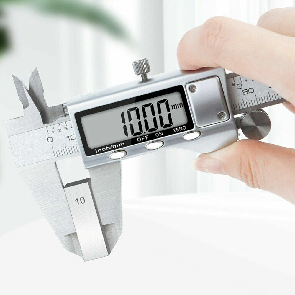 150mm Stainless Steel Caliper Vernier Micrometer Electronic Measuring Tool Ruler