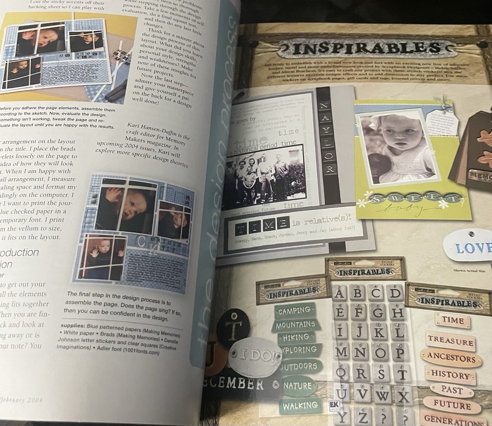 Memory Makers The First Source For Scrapbook Ideas No. 41 Magazine
