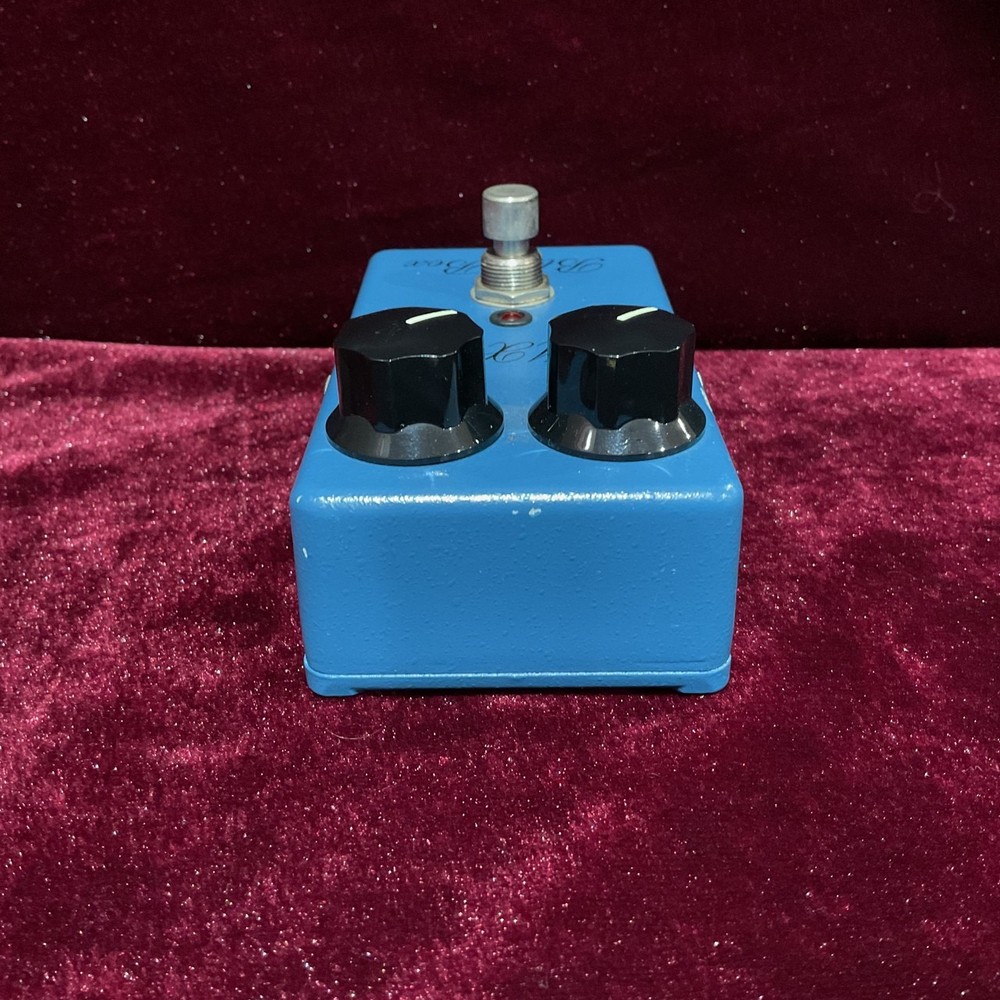 MXR M103 Blue Box Script Reissue Octave Fuzz Guitar Effects Pedal Used
