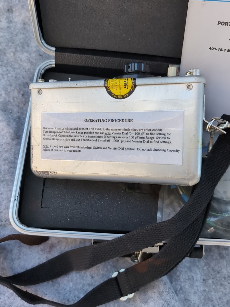 Drexelbook Portable Calibration System Capacitance Box Model Number 401 1820...