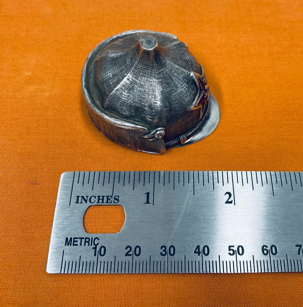 Russian Soviet Silver Snuff/Pill Box