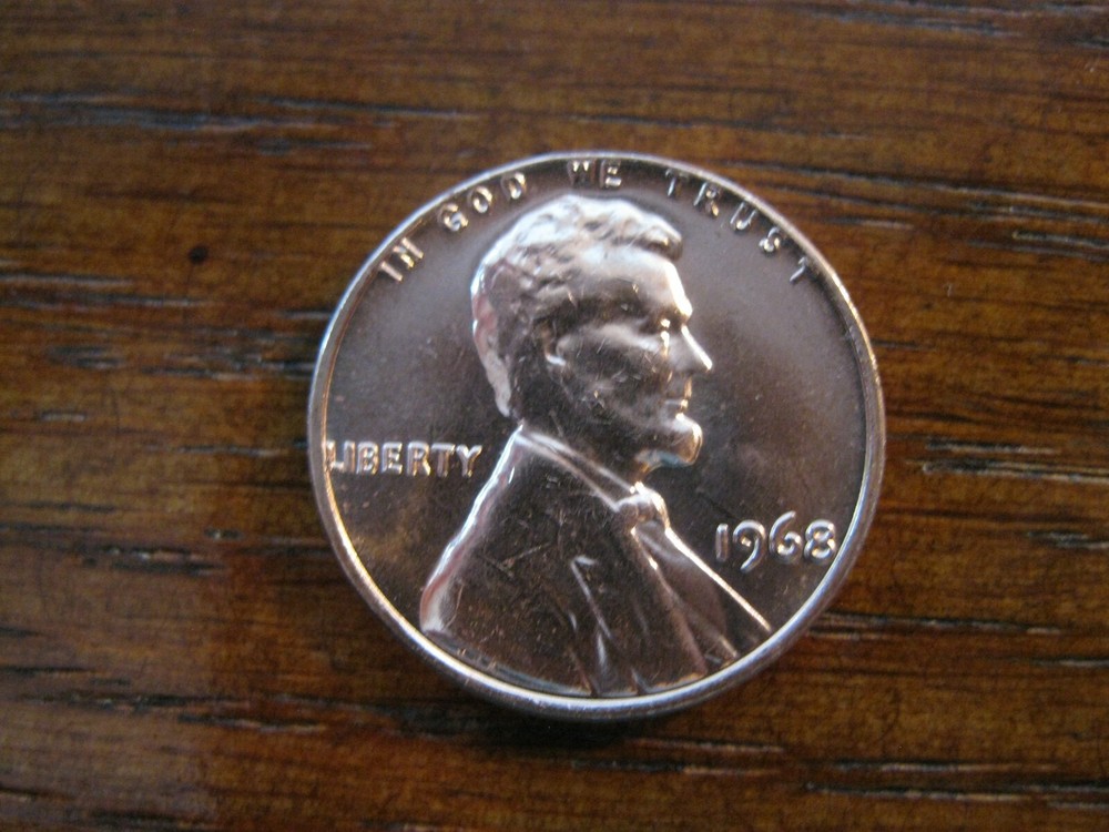 1968 Lincoln Memorial Cent Gem BU!