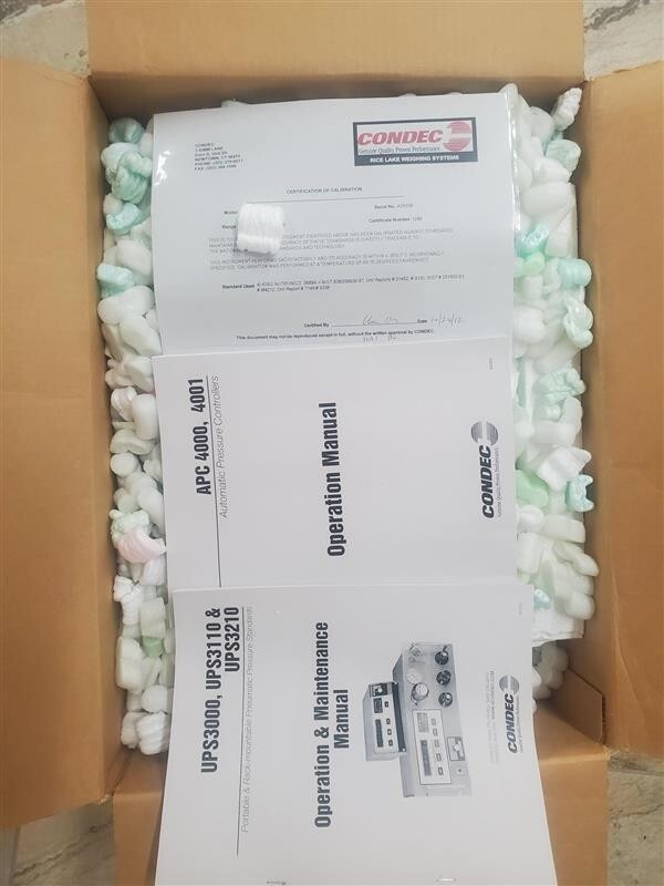 Condec PCM1000-1 Controller w/ UPS3000AGA Digital Pressure Indicator