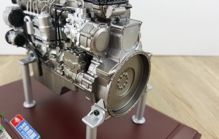 1:12 YC DIESEL Engine Transmission Construct Machine Equipment Diecast Model