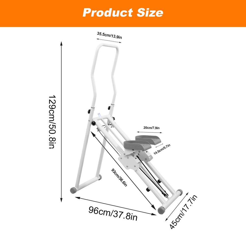 Vertical Climber Stair Stepper Machine Full Body Workout Home Gym Exercise