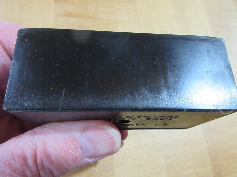 Empty Ammo Box 22 Cal Eley Team Plastic Box (#43). (w20)