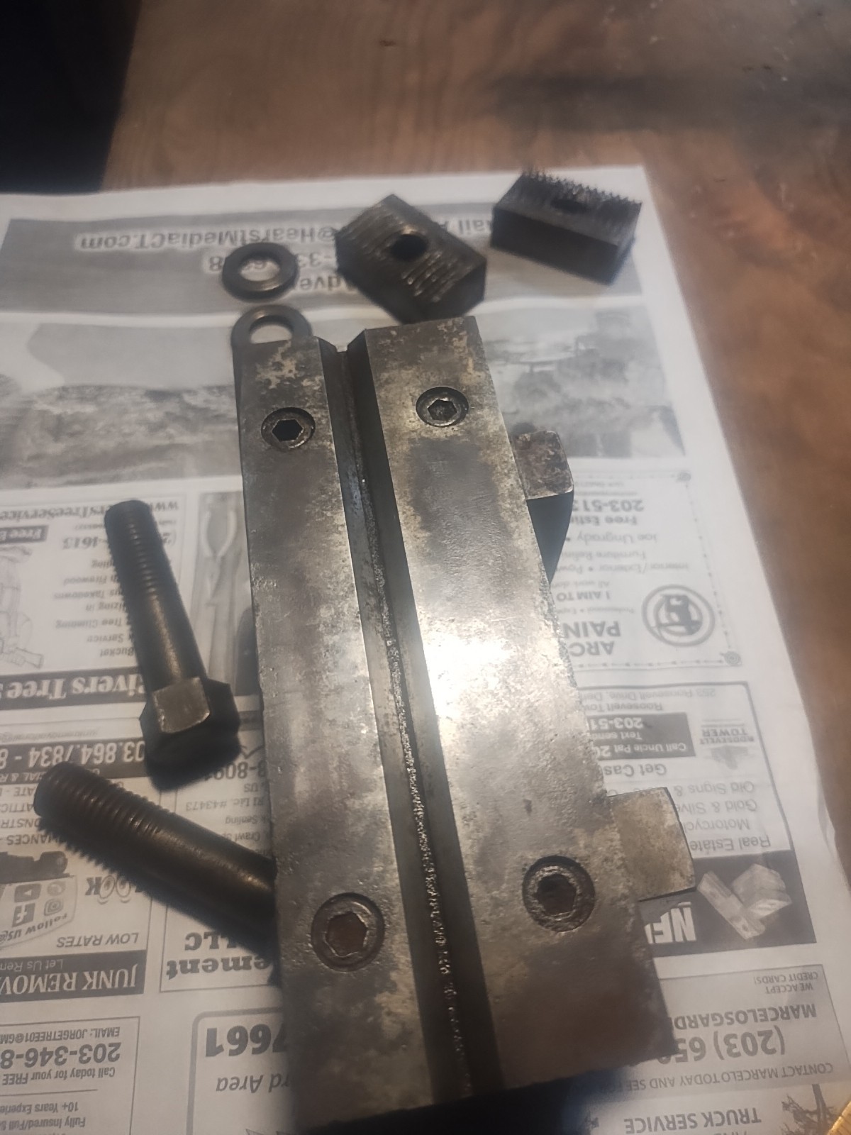 Vintage Machinists Drill Press Vise Jaw 6 Inch