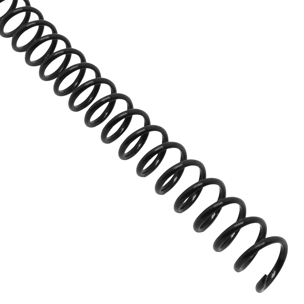 Plastic Spiral Binding Coils 100 Pack Coil Binding 10mm3/8" 75 Sheet Capacity...