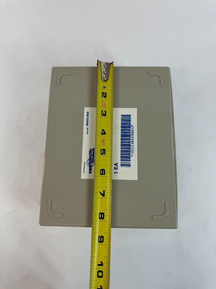 VWR Scientific Products 48443-806 Plastic 3 pc Microslide Microscope Slide Boxes