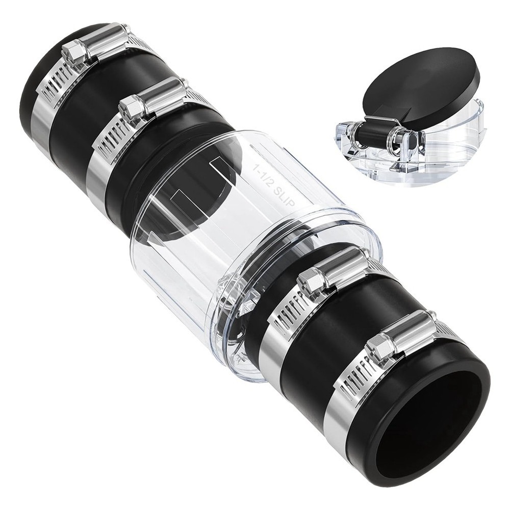 1-1/2inch Check , Quiet Sump Pump Check Replacement with Spring-Loaded9448