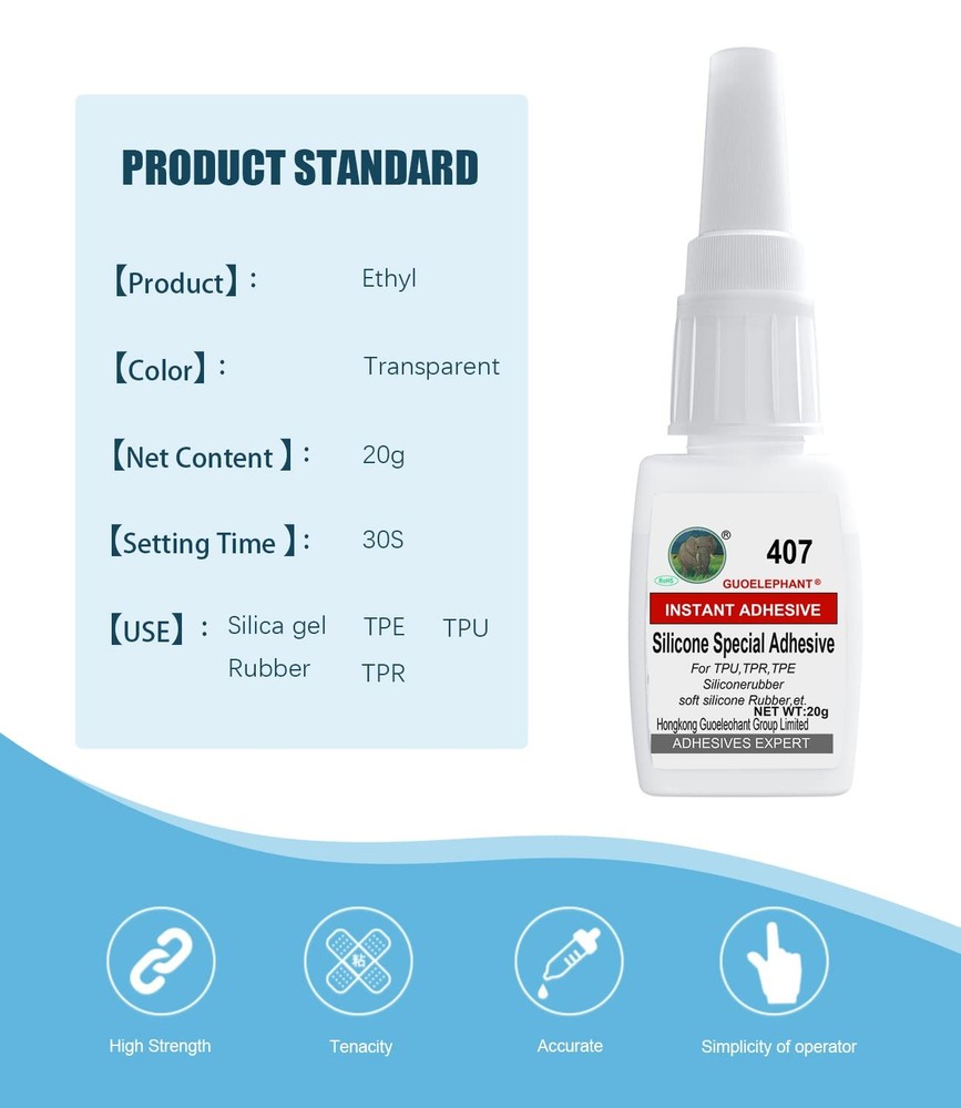 Silicone Glue, Glue for Silicone, bonding Between and Silicone,...