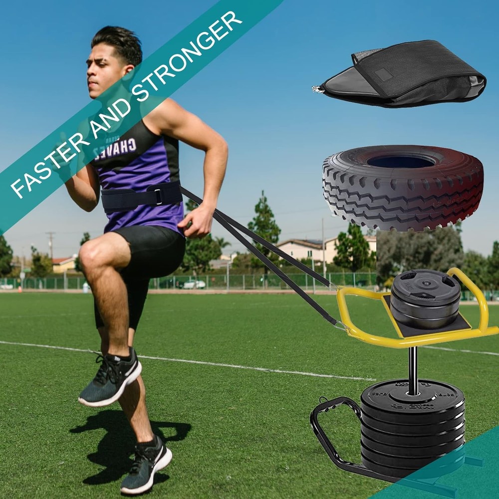 Weighted Training Waist Belt for Pulling Sled and Tires,Weight Pulling...