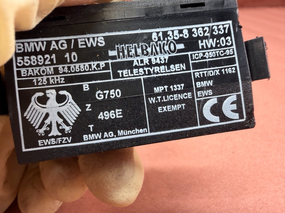 BMW E36 328I E34 E38 E31 Transmitter Receiver Computer Control Module OEM #97143