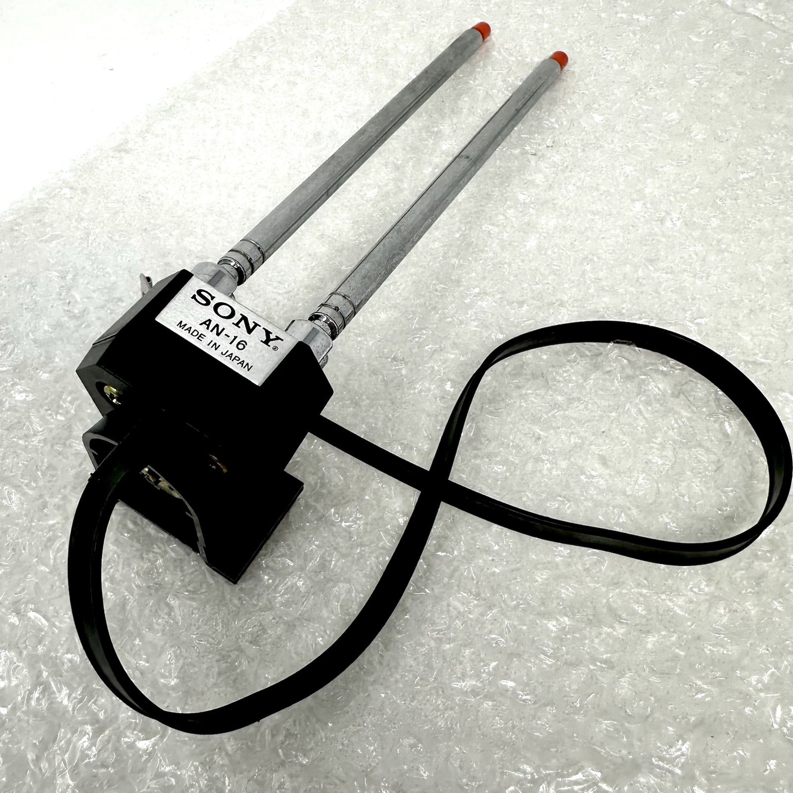 Vintage SONY ANTENNA AN-16 Rabbit Ears TV Dipole VHF Analog Television JAPAN