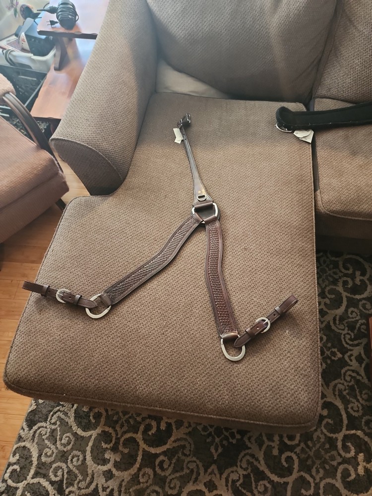 Crates Tooled Leather Western Breast Collar