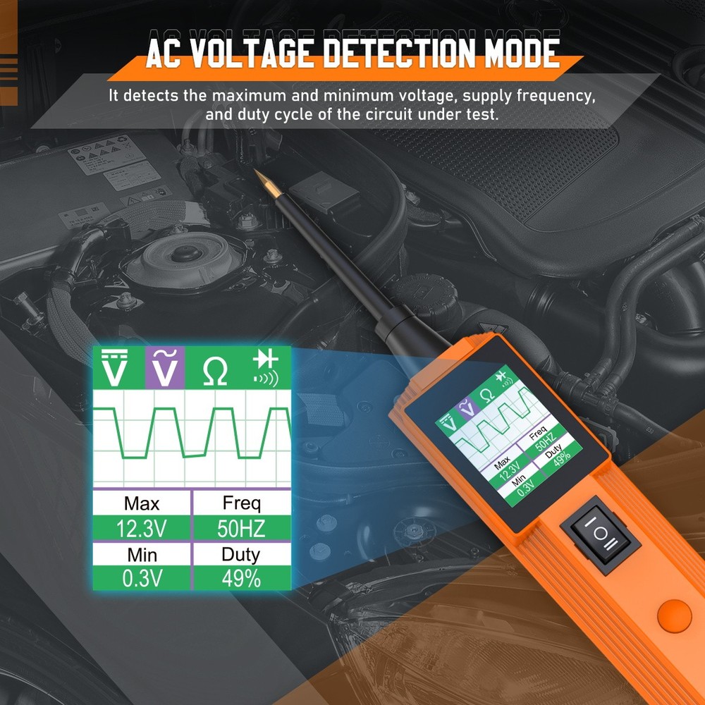 6V-30V Electrical Power Circuit Tester Probe Tester Electrical Circuit Analyzer