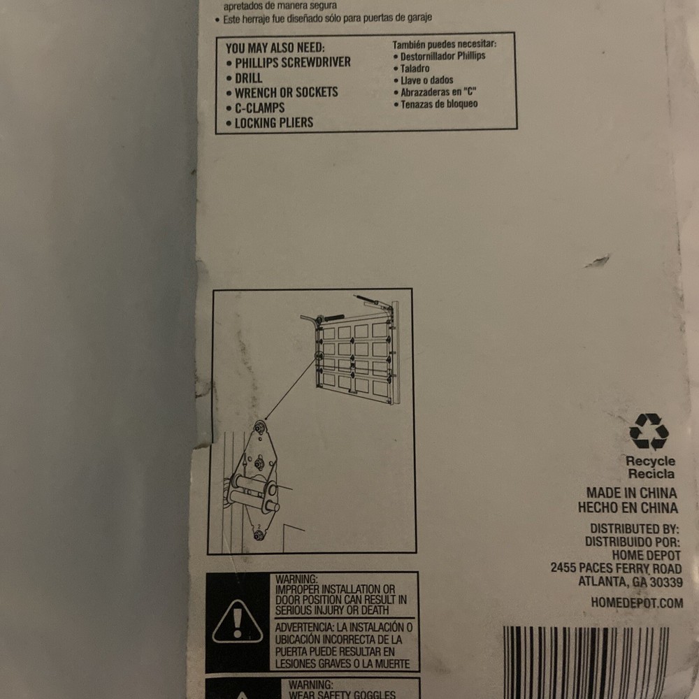 Everbilt Garage Door Hinge #2 Standard universal hardware
