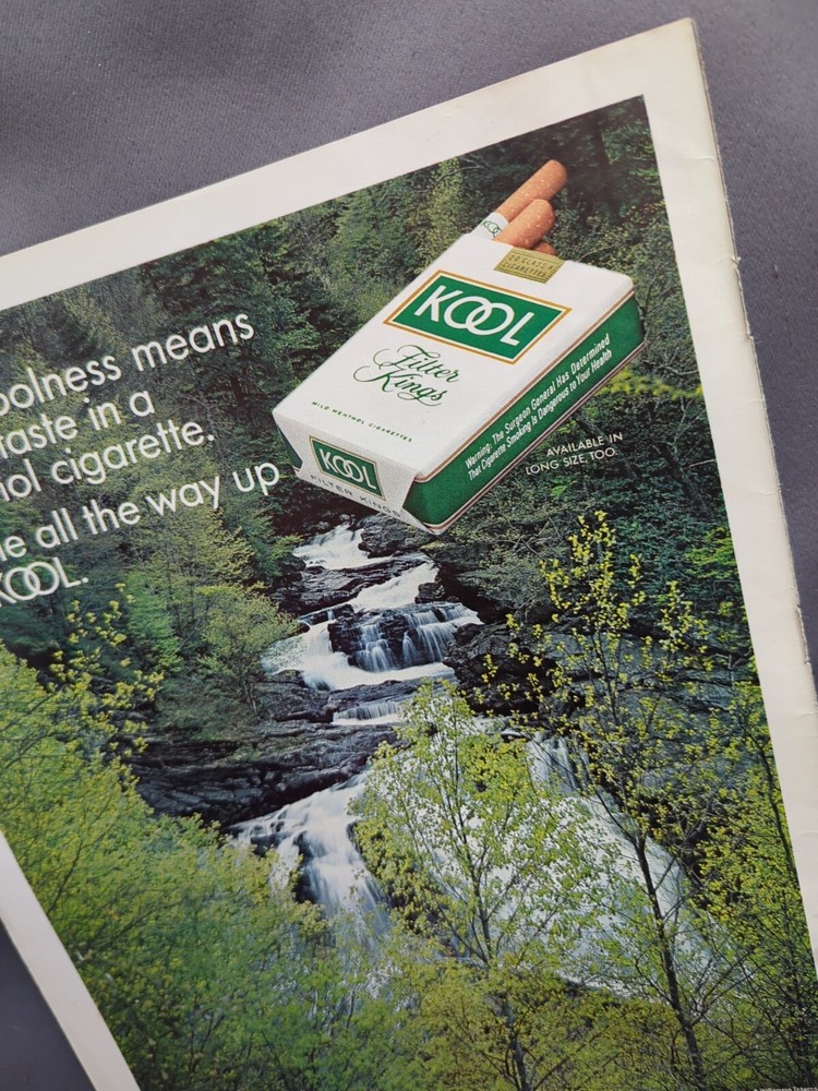 Kool Cigarette Advertisement 1970s