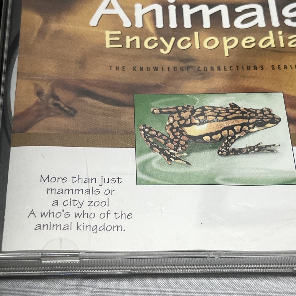 Applied Optical Media Animals Encyclopedia For Macintosh CD Rom