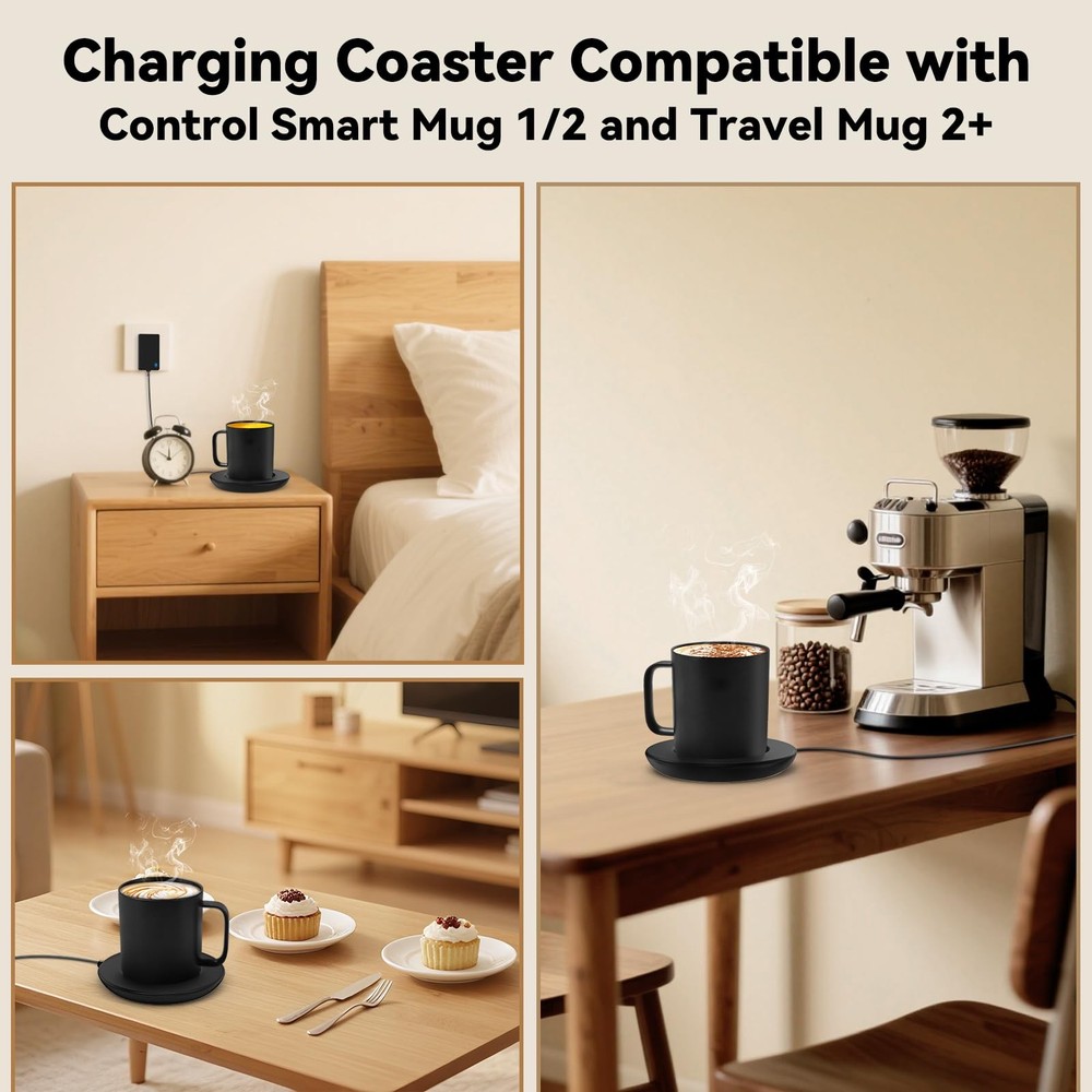 Charging Coaster 2 Compatible with Temperature Control Smart Mug 2,Mug1,Mug P...