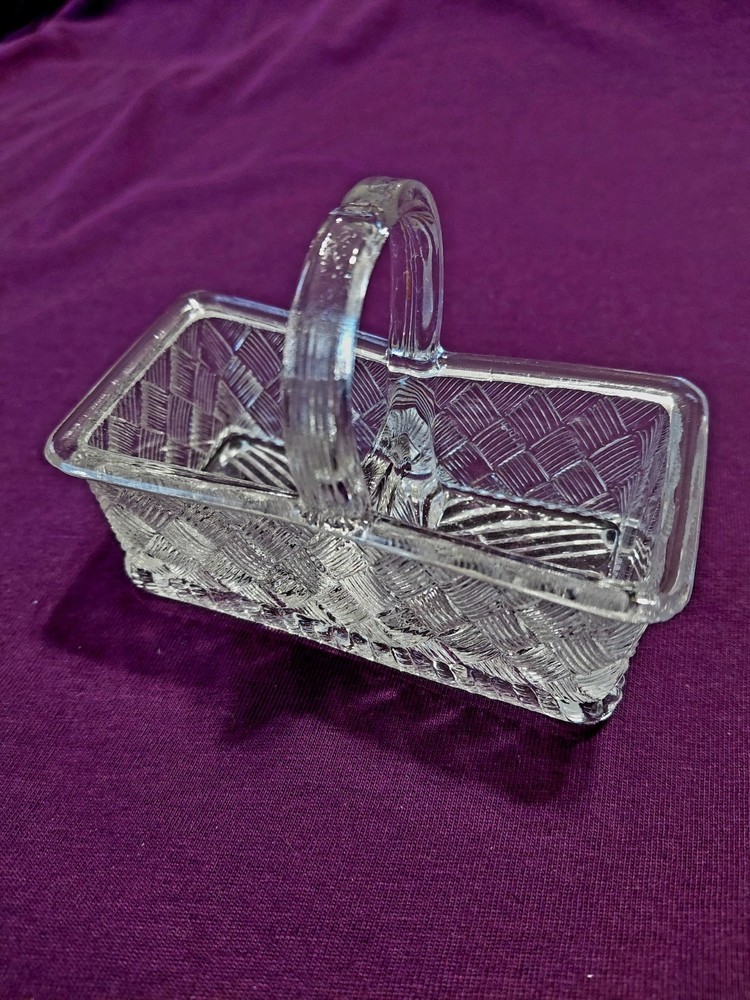 Vintage Double Salt Cellar - Footed With Handle