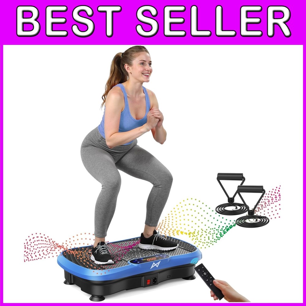 Vibrating Exercise Machine with Remote Control