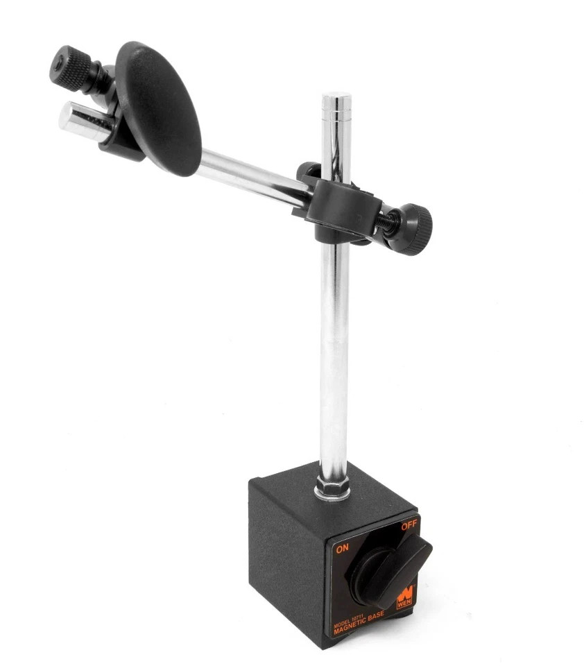 Industrial-Strength Adjustable Magnetic Base for Dial Indicators