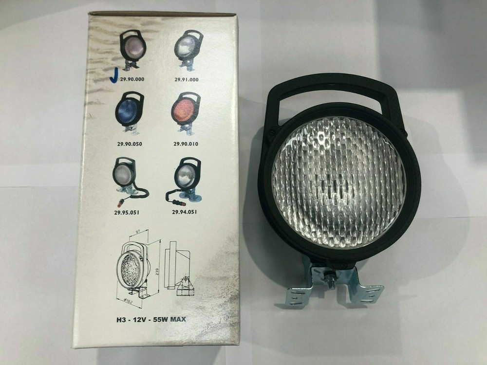 Worklamp - Vision Alert 12/24v Tilt/Swivel Mount Circular Flood Worklamp