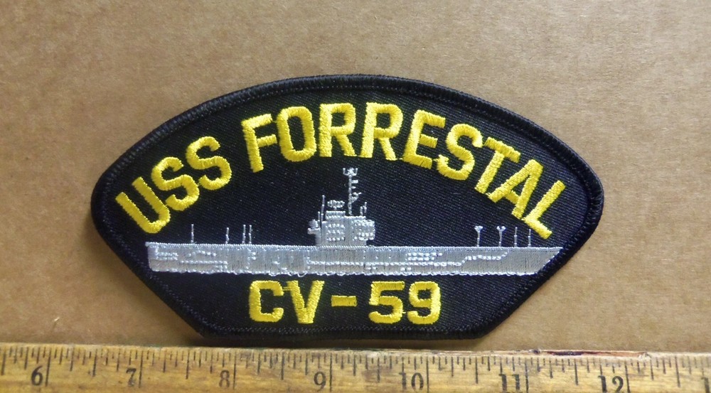 US Navy - USS Forrestal CV-59 Embroidered Patch