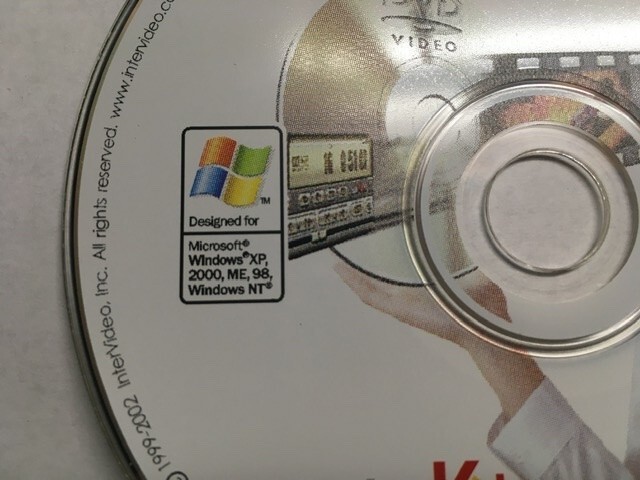 Vintage WinDVD 4 Software CD 1999-2002 InterVideo Windows XP, 2000, ME, 98 NT