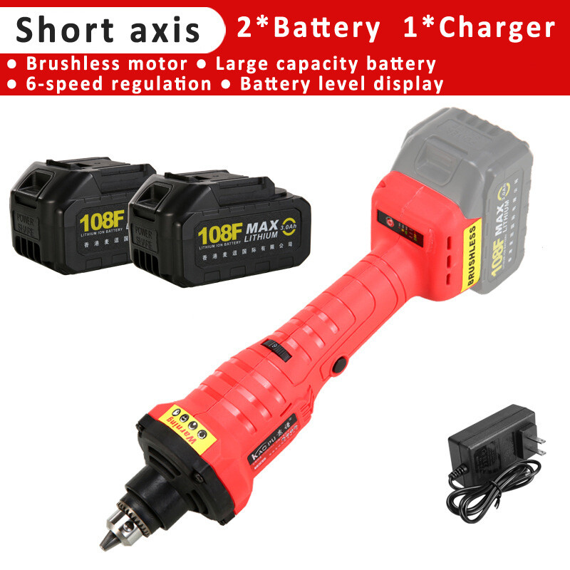 1200W 18V Electric Straight Grinder Handheld Variable Speed Grinding Machine 6mm