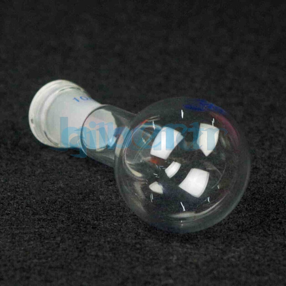 5ml 10# Joint Socket Borosilicate Glass Flask Round Bottom Single Short Neck Lab