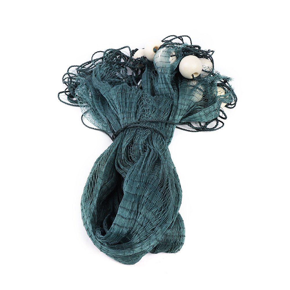 33Ft Fishing Gill Net - Durable Polyethylene with Double Knot Design