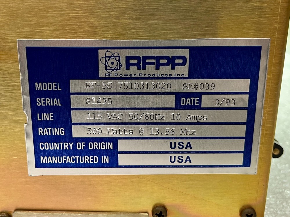 RFPP RF 5 S RF Generator
