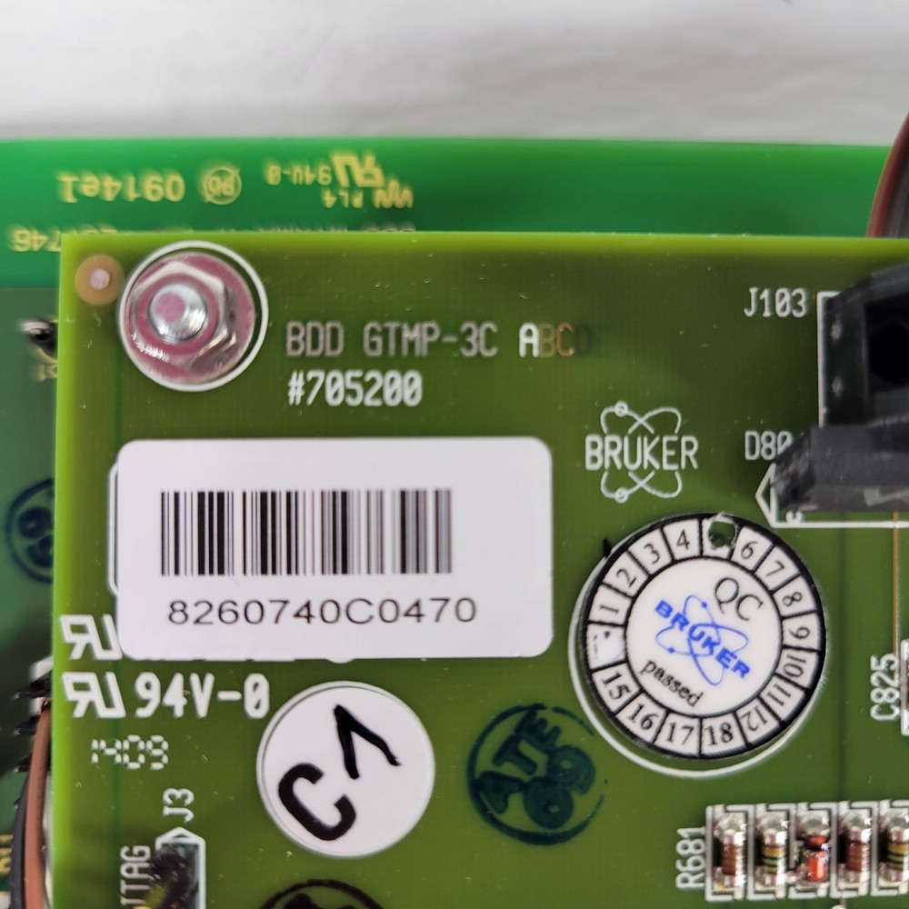 Bruker BDD GTMP-3C BDD MTXMA-1F and BDD GTSMC-2D PCB Microflex Processor Boards