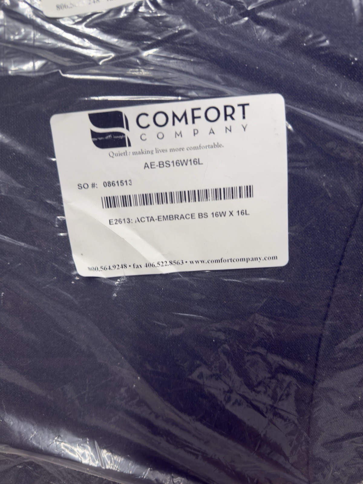 Acta-Embrace Comfort Backrest for Wheelchairs Permobil 16 X16 with hardware