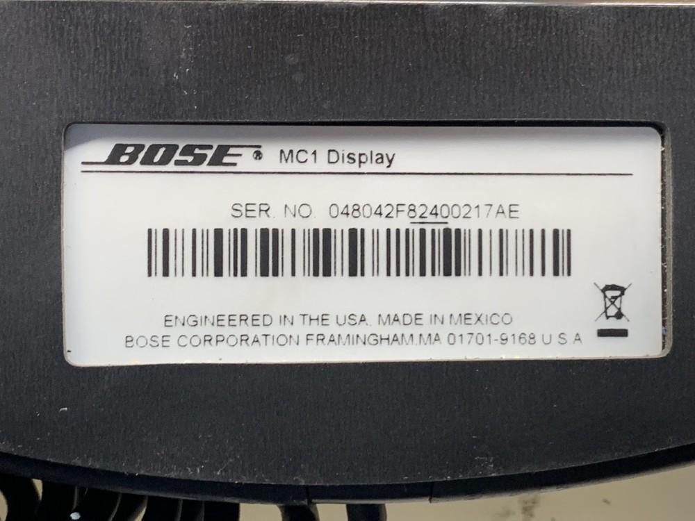 BOSE MC1 DISPLAY WITH ATTACHED CABLE *QTY