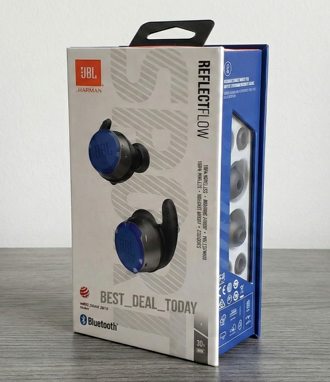 JBL REFLECT FLOW True Wireless Bluetooth Earbuds,With Microphone, Waterproof