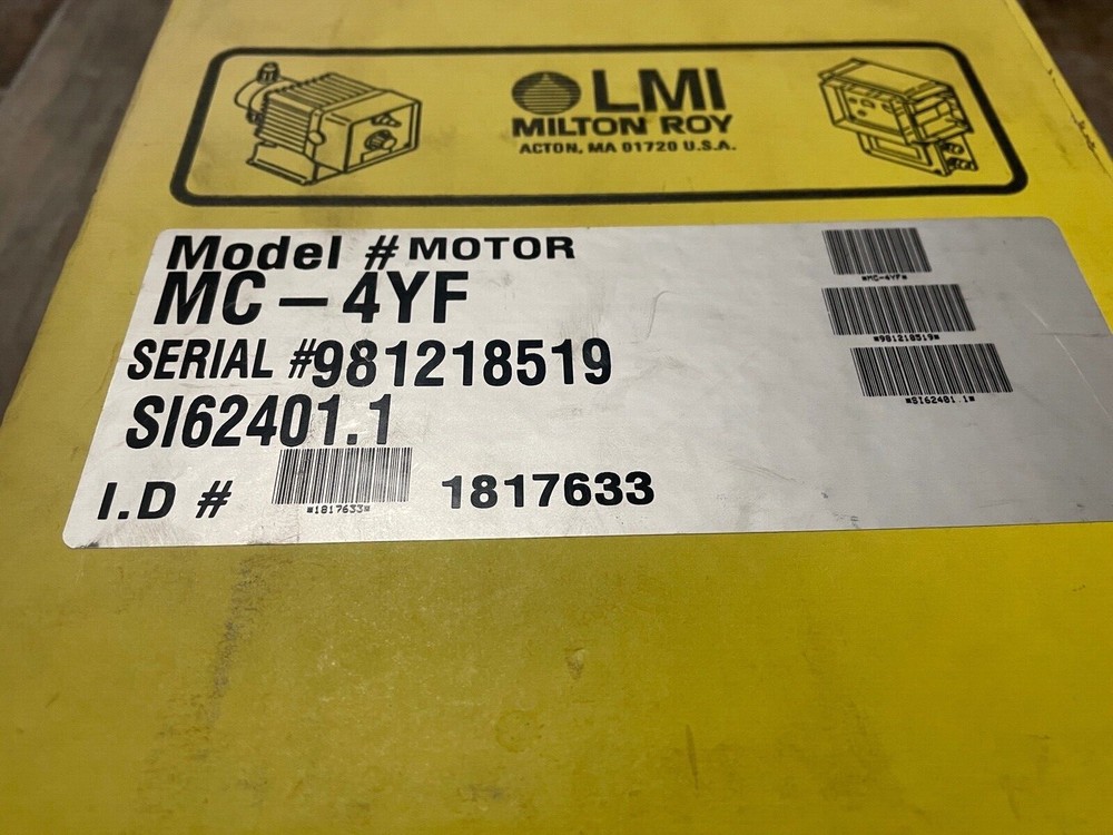 Milton Roy LMI / Motor Controller / MC-4YF