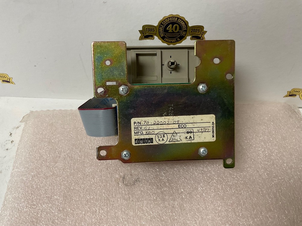 DEC Digital Equipment 70-22007-09 Limited Function 2 button Control Panel cable