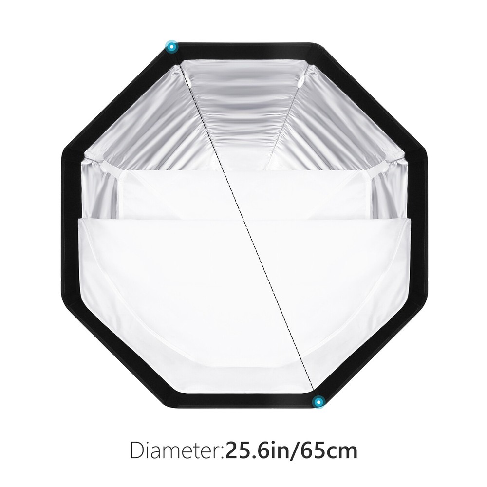 Neewer 26 inches Octagonal Softbox with Bowens Mount Speedring,Carrying Case