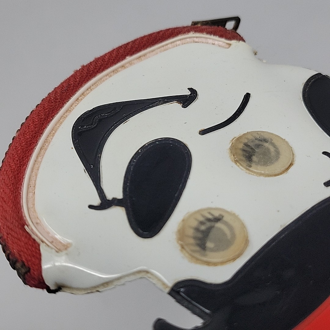 Vintage Disney Pinocchio Zippered Vinyl Coin Purse - Moving Eyes - Early 1960s